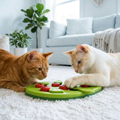 Distributeur de croquettes pour chat - Puzzle jouet interactif