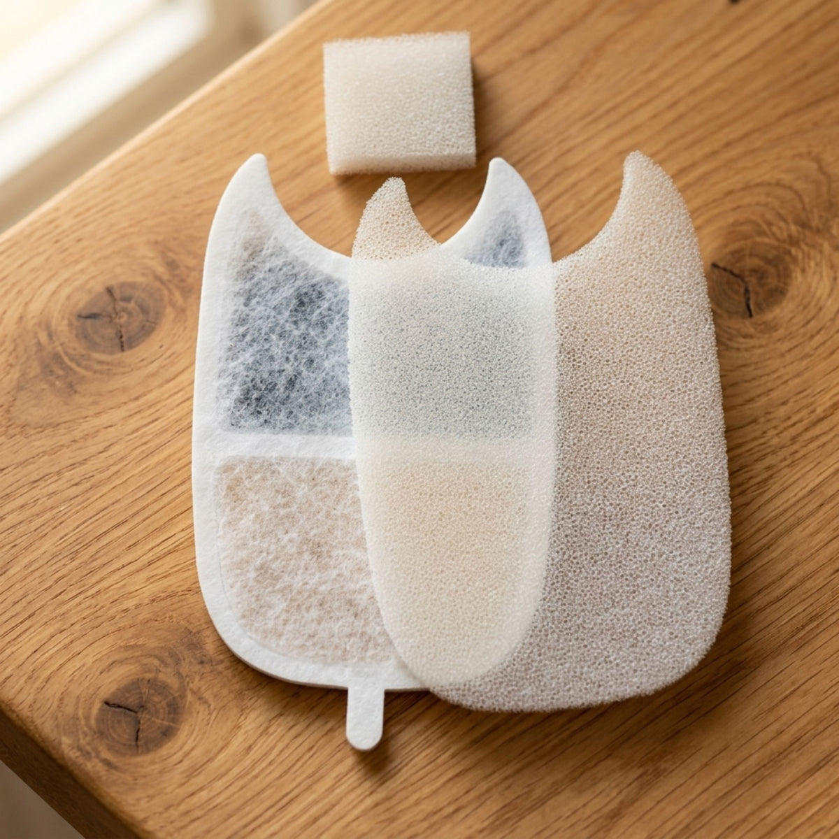 filtre fontaine à eau pour chat 4L, filtre distributeur eau chat charbon actif mousse coton, remplacement filtre fontaine chat inox, catedo