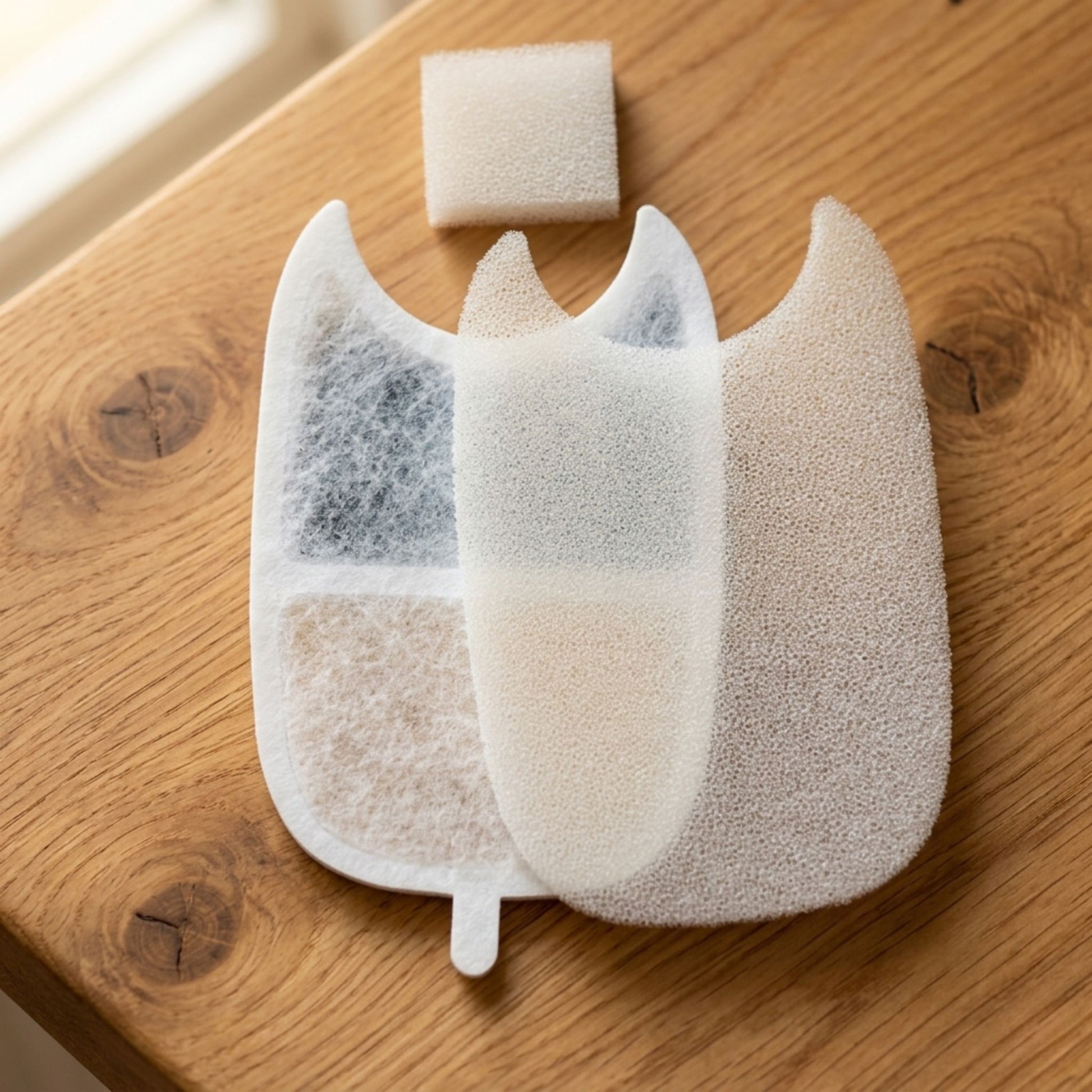 filtre fontaine à eau pour chat 4L, filtre distributeur eau chat charbon actif mousse coton, remplacement filtre fontaine chat inox, catedo