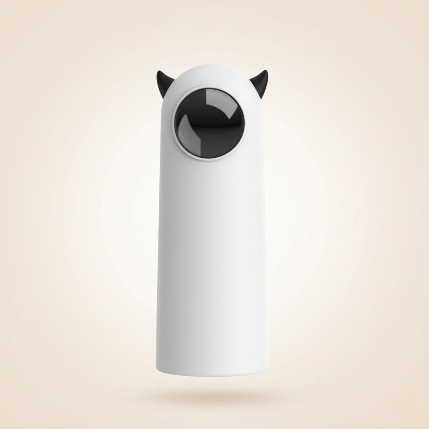 Laser automatique pour chat blanc au design moderne, jouet interactif intelligent favorisant l’activité, la stimulation mentale et le jeu des chats d’intérieur Catedo